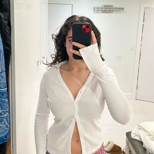 White button blouse